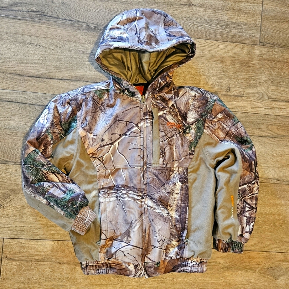 NWT'S! - RUSTIC RIDGE - Olive Drab And Camo Youth Jacket - Size M / 8/10